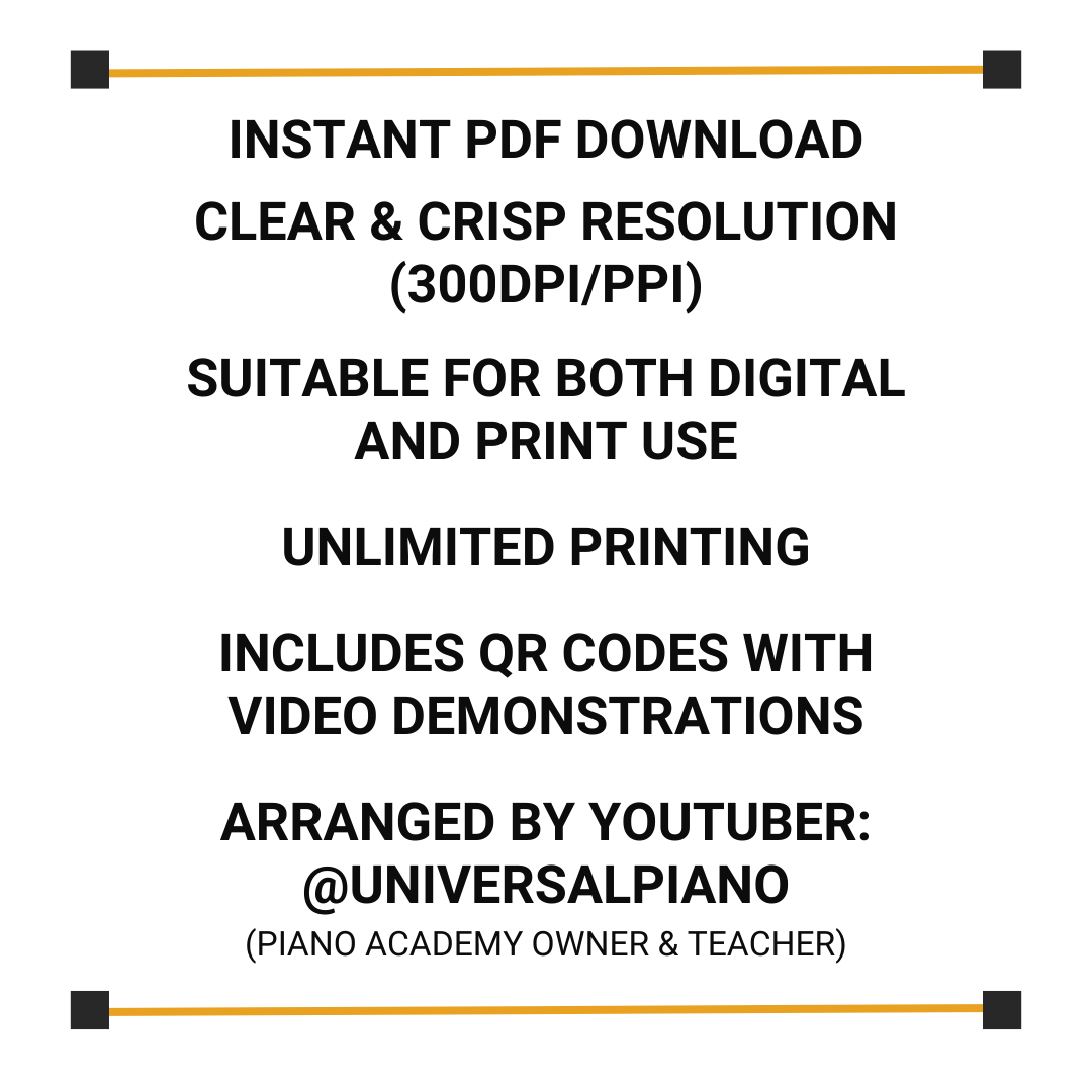 π Christmas Piano Songbook β 12 Easy Songs with Notes & QR Video Tutorials