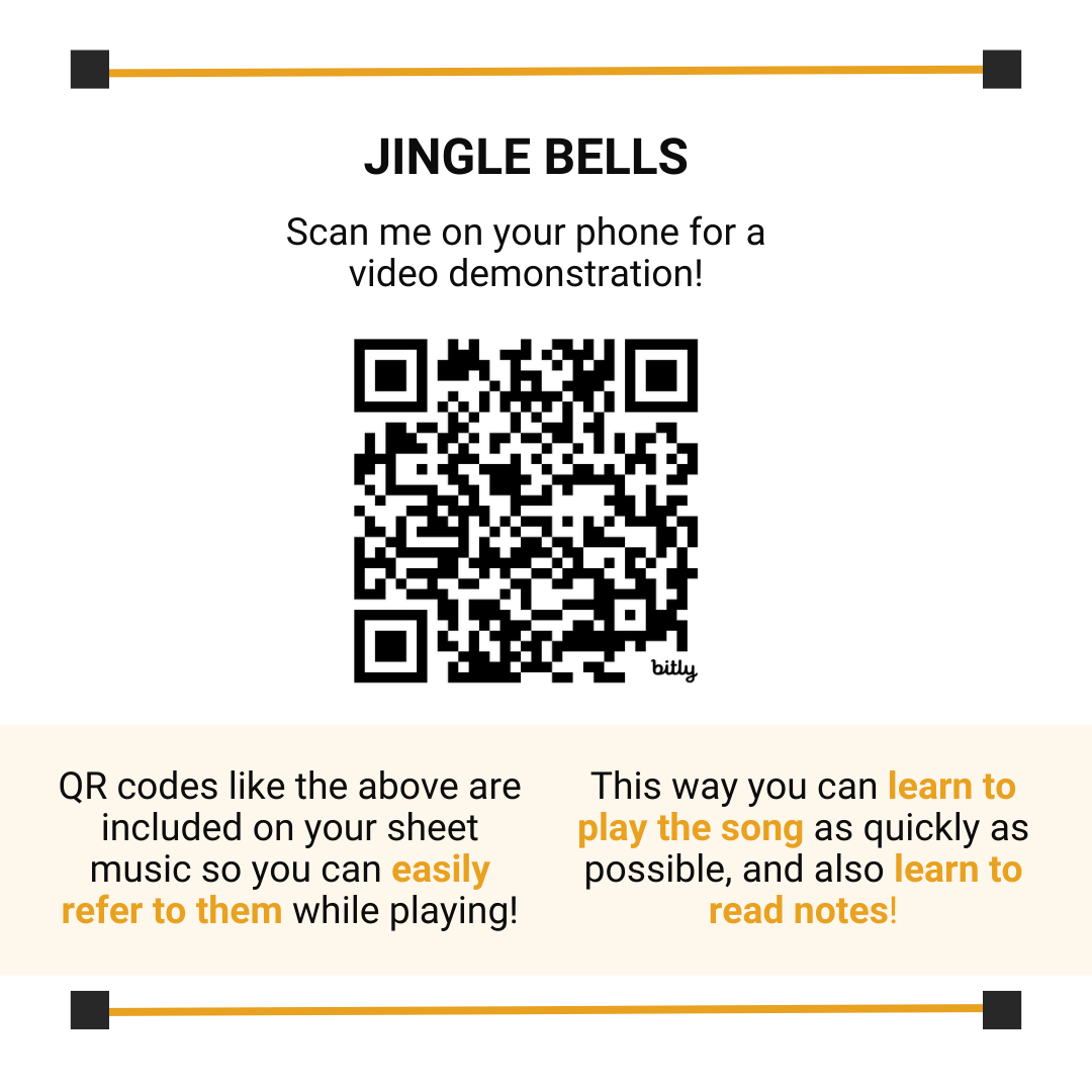 π Christmas Piano Songbook β 12 Easy Songs with Notes & QR Video Tutorials