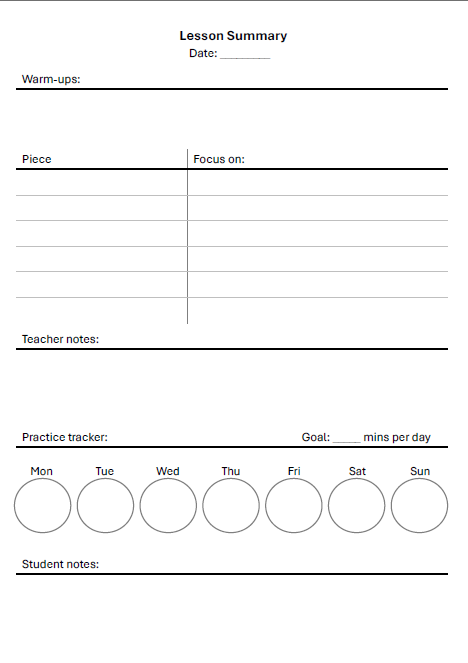 The Lesson Summary Toolkit