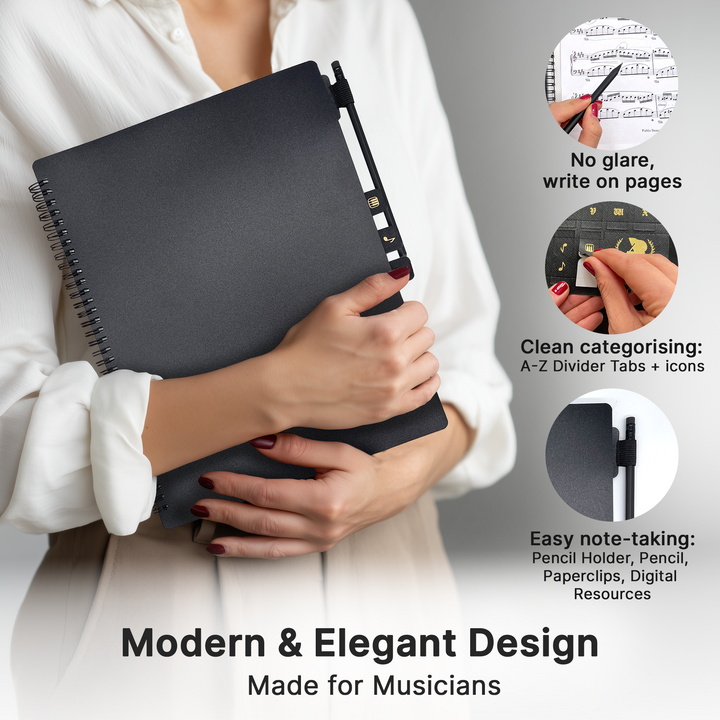 Ultimate Music Folder Kit - Classic Black