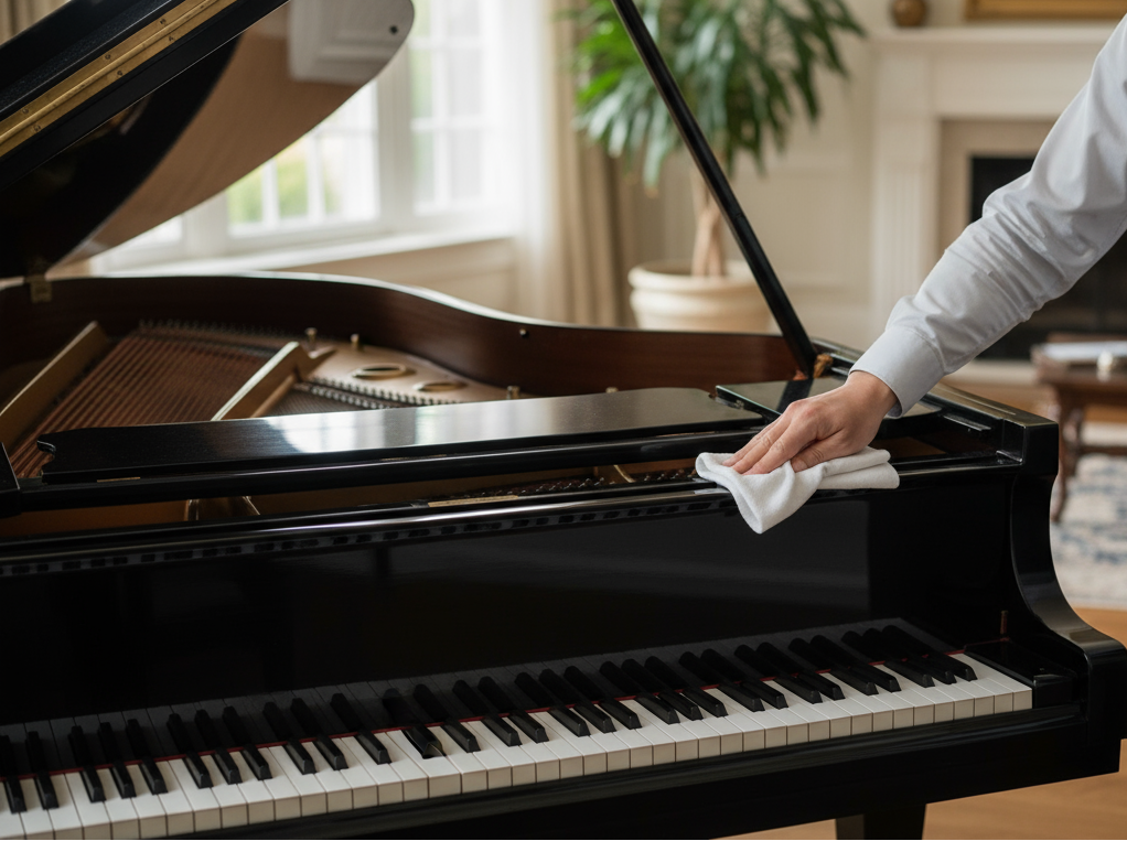 i want the view from the front of the piano